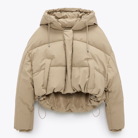 Zara Jackets & Blazers - Zara elastic trim padded Jacket